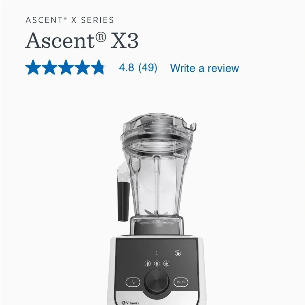 Vitamix Ascent X3- Brand New in box- will ship today! - Picture 2 of 6